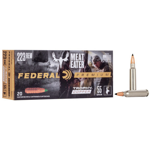 TROPHY COPPER 223 REM - 55 GR, 3240 FPS, 20/BX