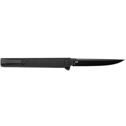 CRKT CEO Flipper Folding Knife 3-3/8" Straight Back Blade Black