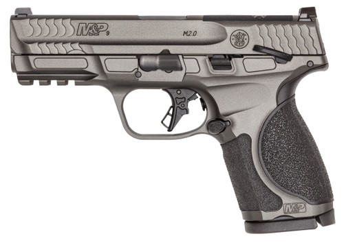 S&W M&P9 M2.0 METAL COMPACT 4" 9MM 15-RD SAFETY TUNGSTEN GREY