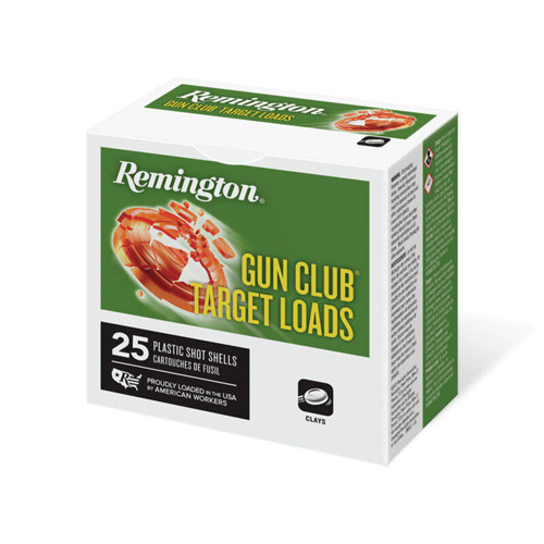 GUN CLUB SHOTSHELLS - 20GA, 2-3/4", 7/8 OZ, SHOT SZ 9, 1200 FPS, 25/BX