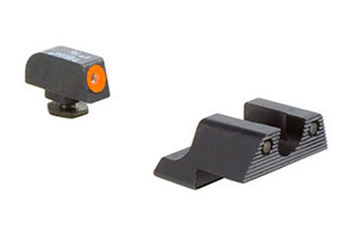 Trijicon HD Night Sight Set - Orange Front Outline for Glock Pistols 42 & 43