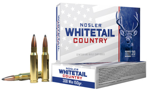 NOS WHITETAIL COUNTRY 308WIN 150GR SB SP 20/10