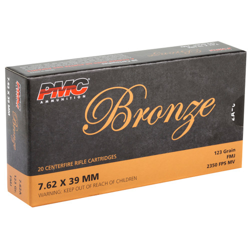 PMC BRNZ 7.62X39 123GR FMJ 20/500