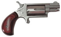 NAA MINI-REVOLVER COMBO 1-1/8" 22LR/22WMR S/S MATTE WOOD