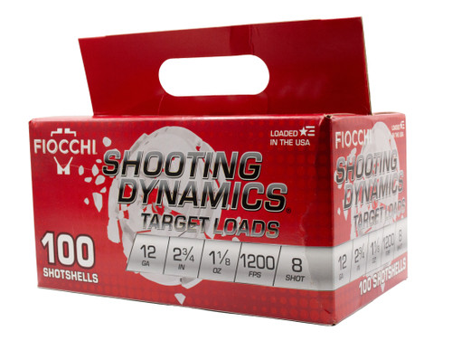 FIO SHOOTING DYNAMICS 12GA 2.75 1OZ #8 100/2