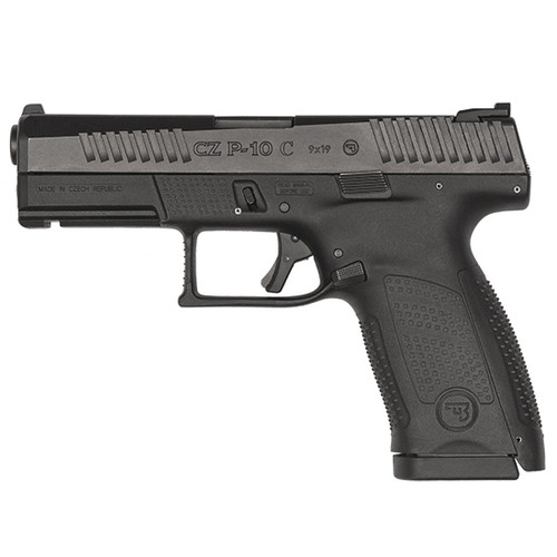 CZ P-10 C 9MM FS 15-SHOT REVERSIBLE MAG CATCH BLACK
