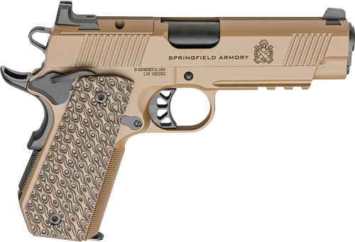 SPRINGFIELD 1911 TRP 45ACP AOS 4.25" 7RD COYOTE BROWN