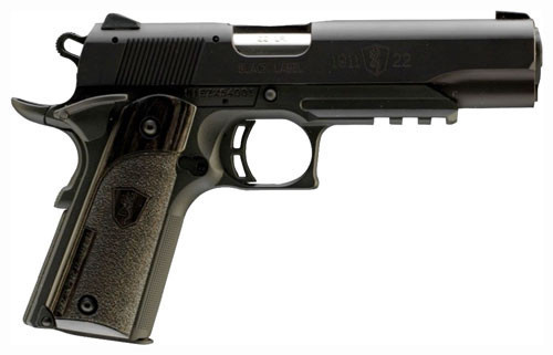 BRO 1911-22 BLACK LABEL RAIL 22LR 3 5/8 LAMINAT