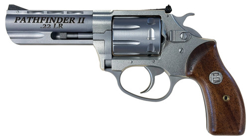 CA PATHFINDER II 22LR 3.5 SS 8RD WOOD GRIPS