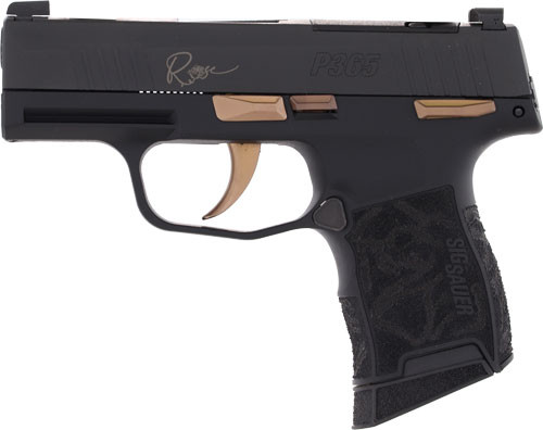 SIG P365 ROSE 380ACP XRAY3 OR (2)10RD MANUAL SAFETY BLACK