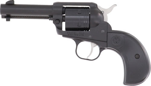 RUGER WRANGLER 22LR 3.75" FS 6-SH BLACK BIRDSHEAD GRIP <