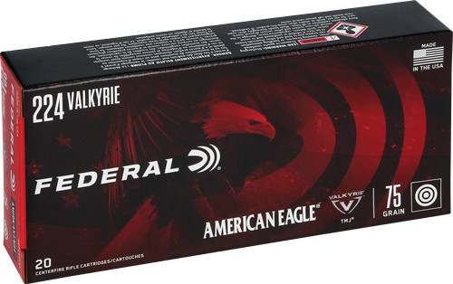 FED AMERICAN EAGLE 224VAL 75GR TMJ 20/10