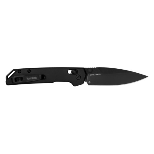 Kershaw Mini Iridium Folding Knife 3" Spear Point Blade Black