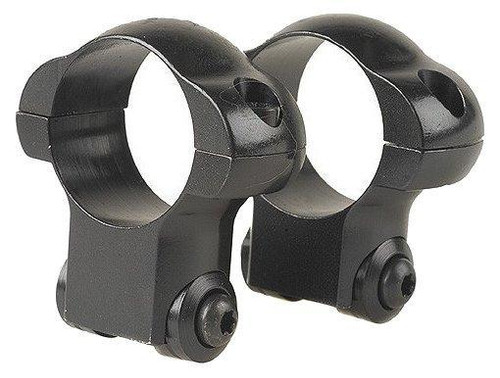Redfield Ruger 77 & Ruger Mark II LA/SA Rifle Steel Scope Rings 30mm HIgh Black