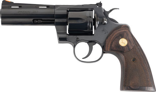CLT PYTHON 357MAG 4.25 BLUED WOOD GOLD GRIP 6R