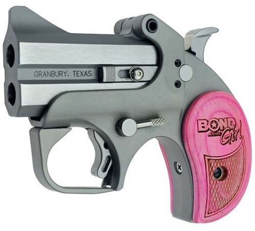 BOND ROUGHNECK 357/38 2.5 SS PINK WOOD GRIPS