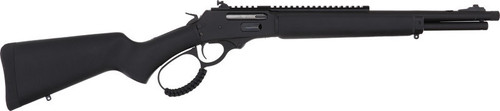 Rossi R95 Trapper Triple Black Lever Action Rifle 444 Marlin 5rd Capacity 16.5" Threaded Barrel Black Wood Stock