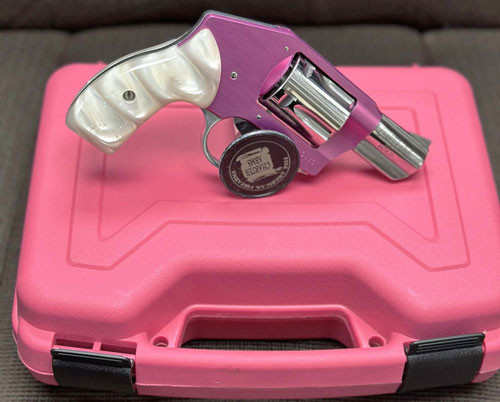 CHARTER ARMS CHIC LADY 38SPL OFF DUTY 2" PINK/POLISH W/CASE