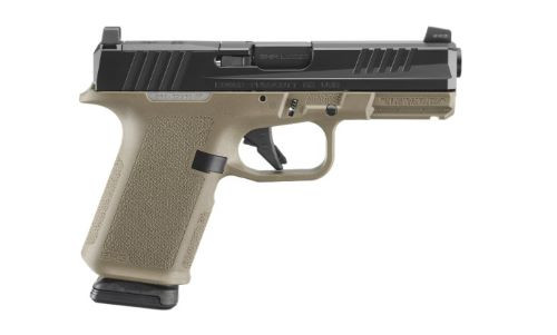 RUGER RXM 9MM LUGER 4" ADJ 15-SHOT FDE GRIP