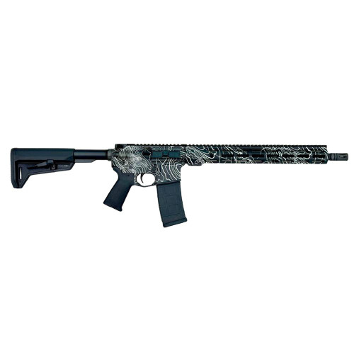 Shark Coast Tactical "Black Topography" Rifle 5.56mm 30rd Magazine 16" Barrel