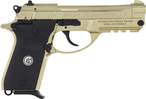 GIRSAN MC14T SOLUTION 380ACP GOLD W/ G10 GRIP TIPUP 13RD