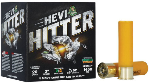 HEVI HITTER 20GA 3 7/8OZ #2 STEEL 25/10