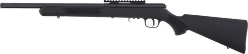 SAVAGE 93R17-FV-SR 17HMR 16.5" HB THREADED BLUED/BLACK