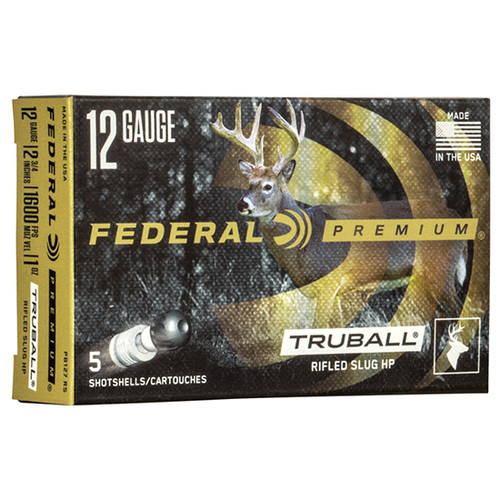 FED VITAL-SHOK TRUBALL 12GA 2.75 1OZ SLUG 5/50