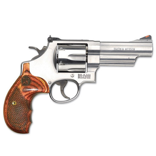 S&W 629 DELUXE 44MAG 3" AS 6-SH ROUND BUTT WOOD GRIPS