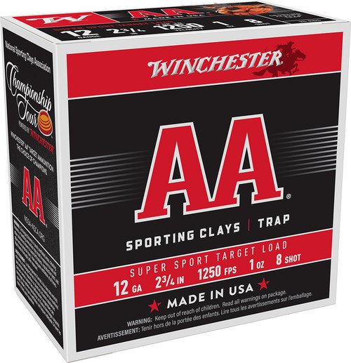 WIN AA SUPER SPORT 12GA 2.75 1OZ #7.5 25/10