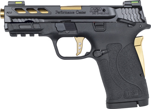S&W SHIELD M2.0 M&P 380ACP EZ PERFORMANCE GOLD PORTED BARREL S&W SHIELD M2.0 M&P 380ACP EZ PERFORMANCE GOLD PORTED BARREL