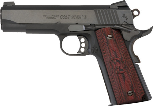 COLT LIGHTWEIGHT COMMANDER 45ACP 4.25" 8RD ANODIZE BLUED