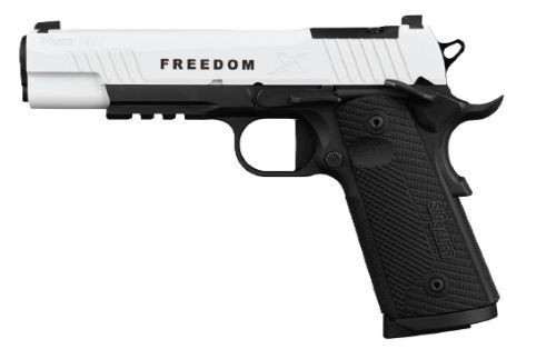 SIG 1911-X Freedom Handgun .45 ACP 5" 8rd Magazines(2) Two-Tone White on Black Optic Ready