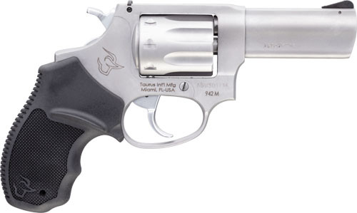 TAURUS 942M 22WMR 3" 8-SHOT FIXED MATTE STAINLESS