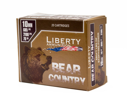 LIB AMMO BEAR COUNTRY 10MM 70GR 20/10