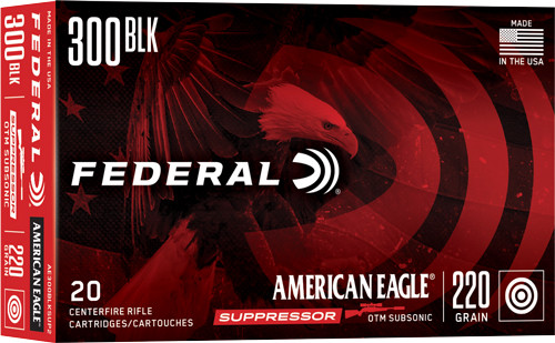 FEDERAL AE 300 AAC 220GR OTM SUBSONIC 20RD 25BX/CS