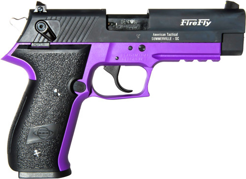 GERMAN SPORT FIREFLY 22LR 4" FS 10RD NON-TREADED PURPLE