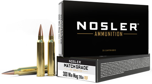 NOSLER MATCH 300 WIN MAG 210GR REDUCED DRAG HPBT 20RD 10BX/C!
