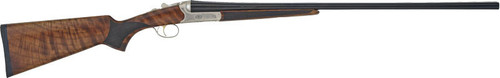 Tristar Bristol SXS Shotgun 28ga 2-3/4" Chamber 28" Barrel Silver Receiver Walnut Stock 5 Choke Tubes