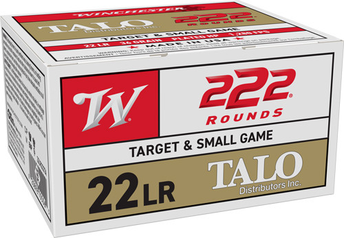 WINCHESTER 22LR 36GR LEAD-HP 222RD 10BX/CS TALO