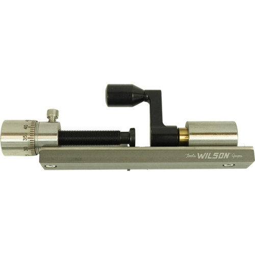 Wilson Stainless Case Trimmer Kit with Micro-Adjust Stop .50 Cal wtih 50 BMG Case Holder Stand and Clamp TiN Cutter