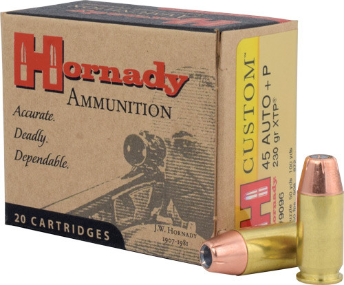 HORNADY 45 ACP +P 230GR XTP 20RD 10BX/CS