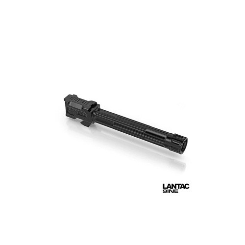 GLOCK 9INE G17 THREADED UPGRADE BARREL - BLACK, FLUTED