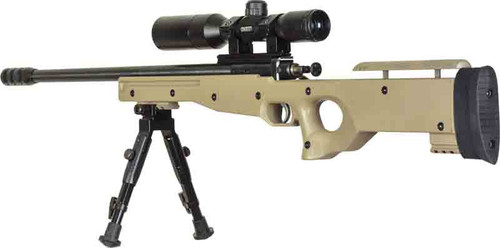 CRICKETT PRECISION RIFLE 22LR BLUED/FDE THREADED W/SCOPE