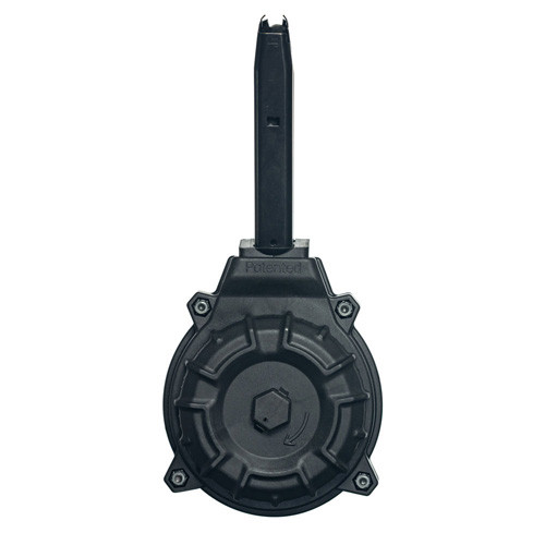 RUGER P-SERIES DRUM MAGAZINE - MATTE BLACK, 9MM, 50/RD