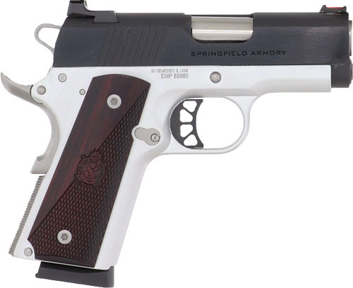 SPRINGFIELD 1911 RONIN 9MM 3" 9RD SS/BLUED WOOD GRIPS SPRINGFIELD 1911 RONIN 9MM 3" 9RD SS/BLUED WOOD GRIPS