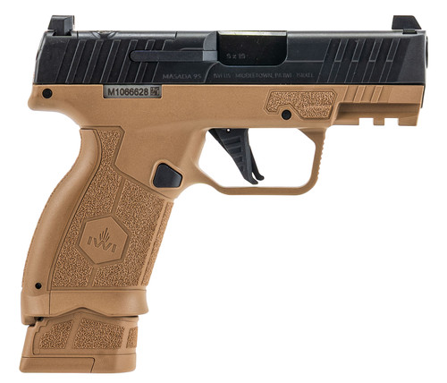 IWI MASADA SLIM ELITE 9MM 3.4 COYOTE 13/17RD