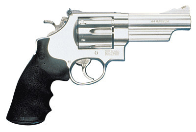 S&W 629 44MAG 4" AS 6-SHOT STAINLESS RUBBER