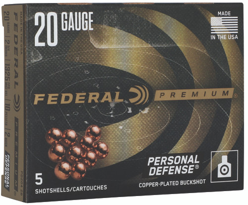 FED PERSONAL DEFENSE 20GA 2.75 2B FLITE /10