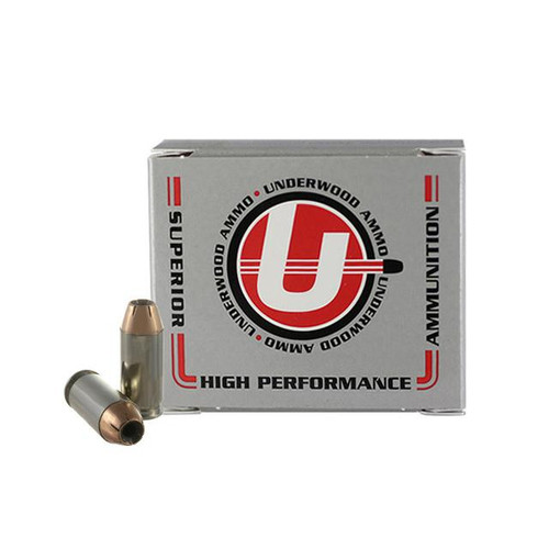 Underwood Hunting & Self Defense Handgun Ammunition .460 Rowland 185gr JHP 20/ct